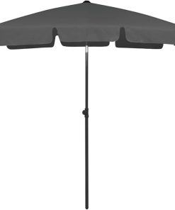 Durable SVRCK Sun Protection Beach Parasol with Tiltable Canopy