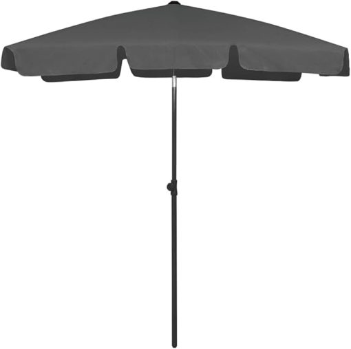 Durable SVRCK Sun Protection Beach Parasol with Tiltable Canopy