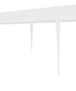 Party Tent 9.8’X39.4′ Pe White 6.6′-Eave Height from The Ground