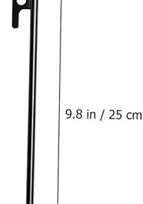 10 Pack Metal Tent Stakes for Easy Camping Setup and Rope Fixing 2