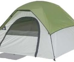 3 Person Dome Camping Tent 7×7 Feet 44 Inch Center Height Awning