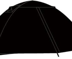 Black Two Person All Weather Tent Waterproof for Hiking and Backpacking 2