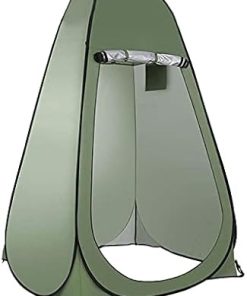 Camping Shower Tent for Outdoor Privacy with Storage Bag and Canopy