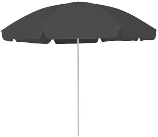 Tilting Beach Parasol Offers Shade with Weather-Resistant Canopy