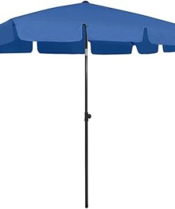 Adjustable Beach Parasol with Tilting Feature for Sun Protection
