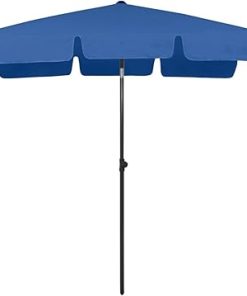 Adjustable Beach Parasol with Tilting Feature for Sun Protection 2