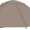 Spacious Black 4 Person Family Tent with Waterproof Rain Fly Tarps 4