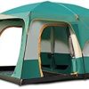 Windproof Waterproof Camping Tent for 3-12 People with Quick Setup