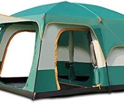 Windproof Waterproof Camping Tent for 3-12 People with Quick Setup