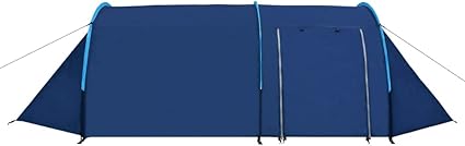 Lightweight Waterproof Camping Tent for 4 People Easy Setup Navy Blue 2 Lightweight Waterproof Camping Tent for 4 People Easy Setup Navy Blue - Image 2