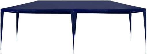 Party Tent 9.8'X19.7' Pe Blue 1Ps 6.6'-Eave Height from The Ground - Image 2