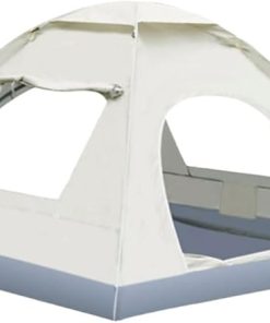 Portable Outdoor Camping Tent Quick Open Double Door for 3-5 People