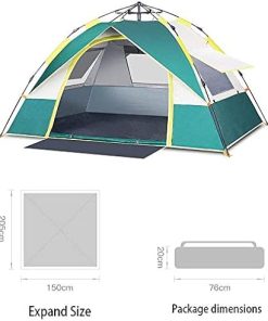 Portable Waterproof Dome Tent for Family Camping and Outdoor Activities 2