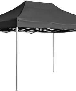 Professional Folding Party Tent, Outside Canopy Tents for Outdoor Camping Canopy Sun Room Suitable for Sporting Events Business Exhibitions Weddings Parties Aluminum 14.8’x9.8′ Anthracite
