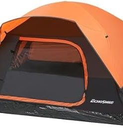 Waterproof Double Layer Camping Tent for 2 to 4 Persons Easy Setup