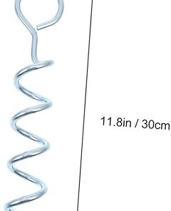 Toyvian 4pcs Sturdy Outdoor Tent Stakes for Camping Easy to Install 2