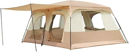 Large Family Cabin Tent for 6-8 People – Breathable Rainproof Camping 2 Large Family Cabin Tent for 6-8 People - Breathable Rainproof Camping - Image 2