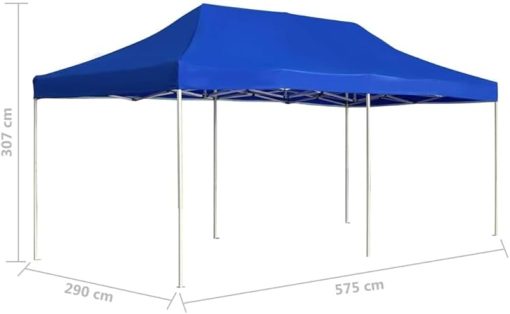 SVRCK Provides Sunshade Shelter with Professional Folding Party Tent, Lightweight Aluminum Frame, Easy to Transport, 19.7'x9.8', Blue - Image 2