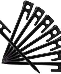 Heavy Duty Carrot Top Forged Peg Set of 8 for Camping Tents