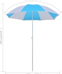 Beach Umbrella Shelter with Detachable Sidewalls Easy Setup 2