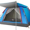 Quick Open Waterproof Family Camping Tent with Moisture-Proof Pads 4