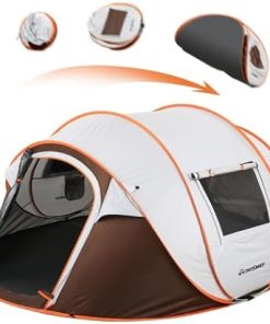 Pop-Up Camping Tent for 4-6 Persons Weatherproof Easy Setup