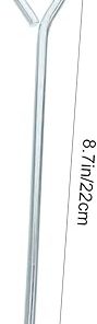 Iron Tent Stakes 20pcs Camping Ground Pegs Thick Anti-Tent Nails 2