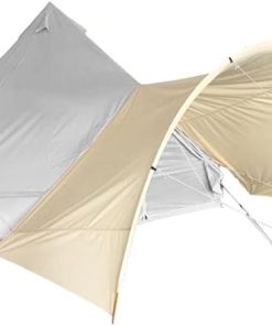 Unistregh Bell Tent Awning Canopy Sunshade Tarp for Camping Travel