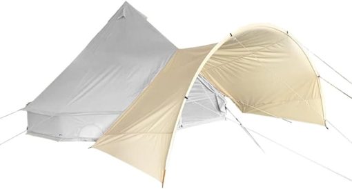Unistregh Bell Tent Awning Canopy Sunshade Tarp for Camping Travel