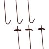 Durable Galvanized Steel Tent Stakes 4pcs for Camping and Events 3