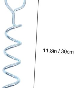 Heavy Duty Iron Tent Stakes for Secure Camping Canopy in Windy Weather 2