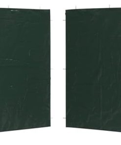 Privacy Sidewall for Party Tents Water-Resistant Zippered Green 2 Pack 2