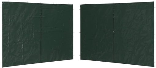Privacy Sidewall for Party Tents Water-Resistant Zippered Green 2 Pack - Image 2