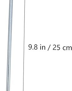 10 Camping Tent Stakes Long Stainless Steel Ground Nails Easy Carry 2