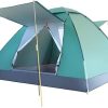 Camping Tents with Sunshades for 3-4 People Waterproof Dome Design 4