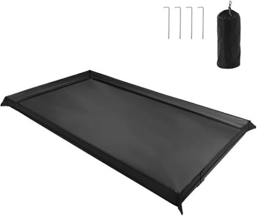 Waterproof Camping Tent Footprint with Carry Bag and 4 Pegs 200x180cm - Image 2