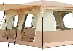 Large Family Cabin Tent for 6-8 People – Breathable Rainproof Camping