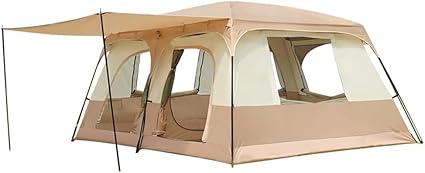 Large Family Cabin Tent for 6-8 People – Breathable Rainproof Camping Large Family Cabin Tent for 6-8 People - Breathable Rainproof Camping