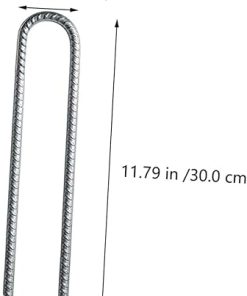 Heavy Duty Tent Stakes 4pcs Drillable Landscape Pins for Tarp 2