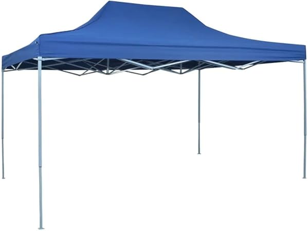 Professional Folding Party Tent 9.8’X13.1′ Steel Blue 1Ps 7.7′-Eave Height from The Ground Professional Folding Party Tent 9.8'X13.1' Steel Blue 1Ps 7.7'-Eave Height from The Ground