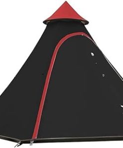 Waterproof 4-6 Person Pyramid Teepee Tent for Outdoor Camping