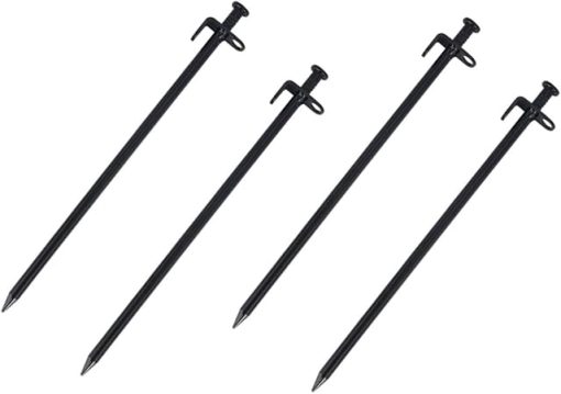 Durable Steel Tent Pegs for Camping Outdoor Garden Stakes Heavy Duty