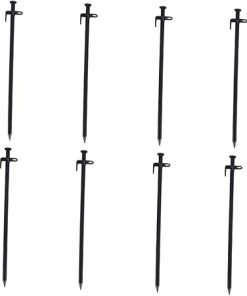 Heavy Duty Steel Tent Stakes for Camping and Outdoor Canopy Use