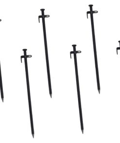 Heavy Duty 8pcs Ground Nail Tent Pegs Steel for Camping and Glamping