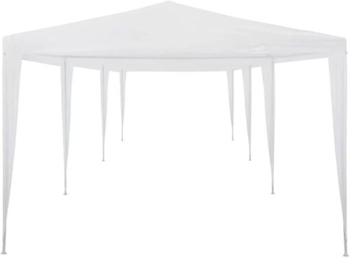 Party Tent 9.8'X29.5' Pe White 1Ps 6.6'-Eave Height from The Ground - Image 2