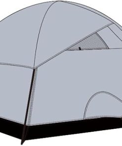 4 Person Waterproof Glacier Gray Tent with Easy Setup for Camping