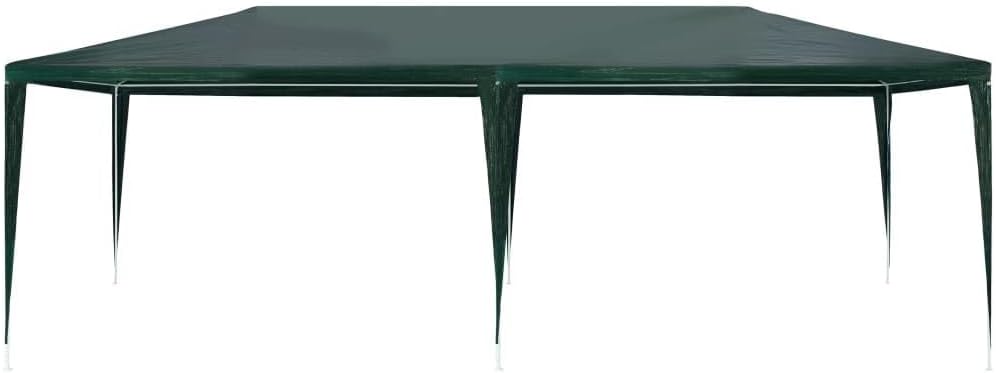 Spacious and Durable Outdoor Party Tent, PE Green Canopy, Easy Assembly, Water-Resistant Design, 9.8’x19.7′ 2 Spacious and Durable Outdoor Party Tent, PE Green Canopy, Easy Assembly, Water-Resistant Design, 9.8'x19.7' - Image 2
