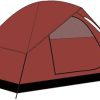 Waterproof 2 Person Chestnut Brown Tent with Big Rainfly for Camping 3