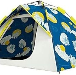 Family Camping Tent for 3-4 People, Waterproof and Windproof Design
