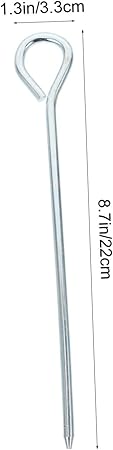 VICASKY 20Pcs Heavy Duty Extra Long Tent Stakes for Outdoor Camping 2 VICASKY 20Pcs Heavy Duty Extra Long Tent Stakes for Outdoor Camping - Image 2